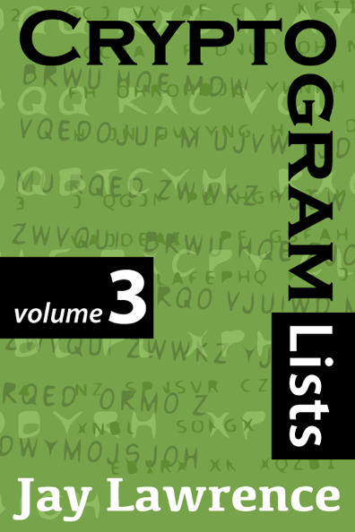 Cryptogram Lists, Volume 3